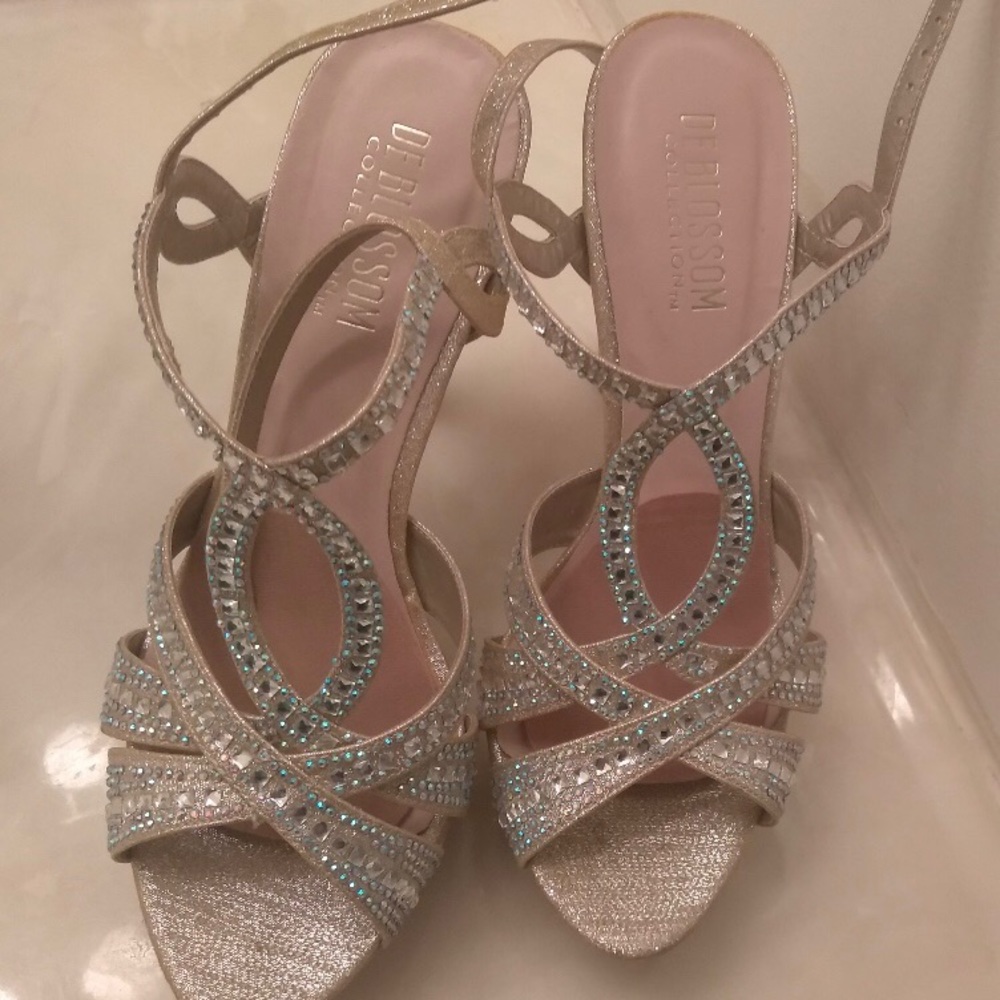 Champagne heels